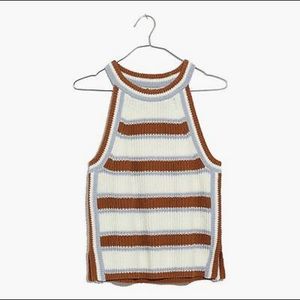 Madewell stripe sweater tank
